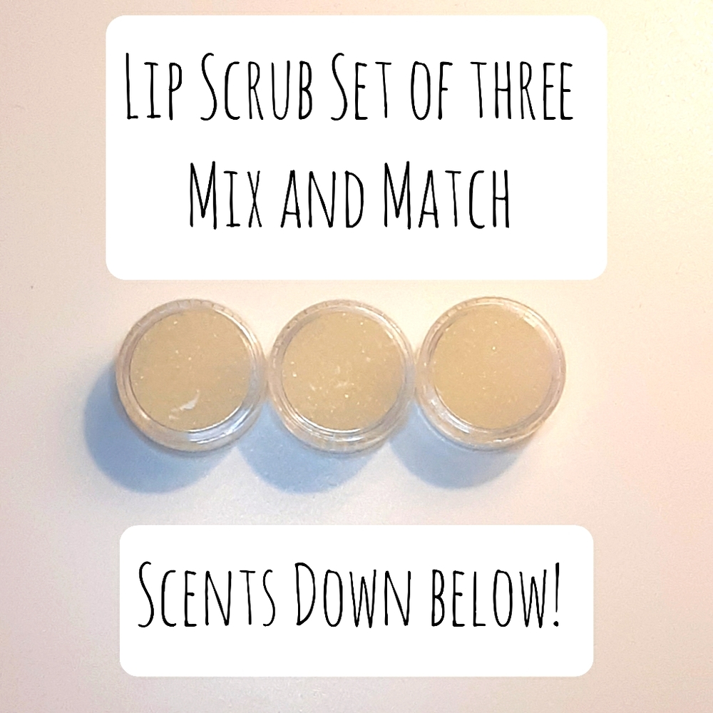 Lip Scrub Set of 3 MIX AND MATCH SEE DESCR…